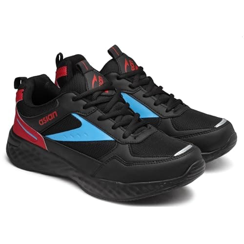 ASIAN Men TOOFAN-05 Running and Casual wear Shoes with Laces, Lightweight and Comfortable Shoes with Synthetic Upper Fabric and EVA Sole for Men & Boys for Sports and Gym