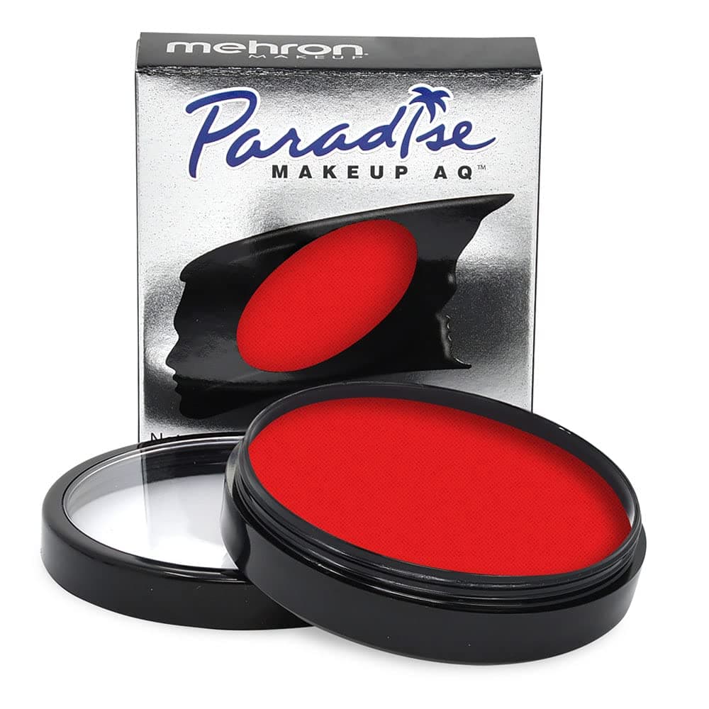 Mehron Paradise FX Neon UV Glow Colors | Pro Water Activated Black Light Reactive Paint for Raves, Costumes, Halloween, & Cosplay FX | Pro Size 1.4 oz (40 g) (Vulcan – Neon Red/Pink UV)
