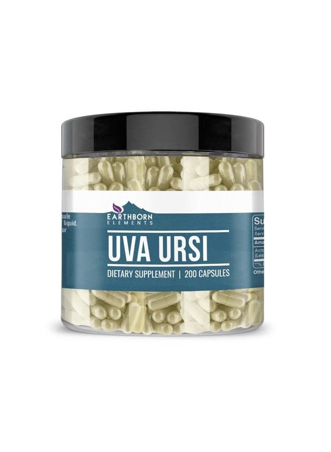 Uva Ursi 200 Capsules, Pure & Undiluted, No Additives