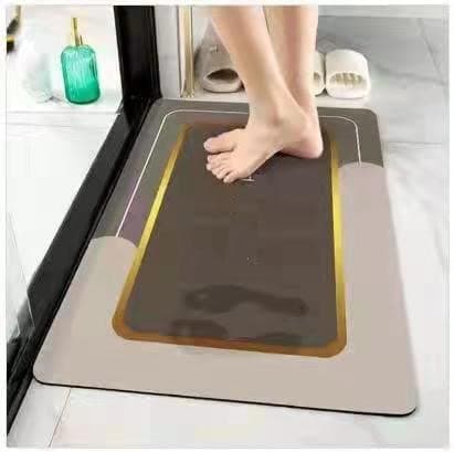 GNOLY Bath Mat Door mat Quick Drying Bathroom Mat Water Absorbent Door Mat Floor Mat Doormat Bathroom Carpet Cushion Mat Super Absorbent Kitchen mat Carpet Rug Square