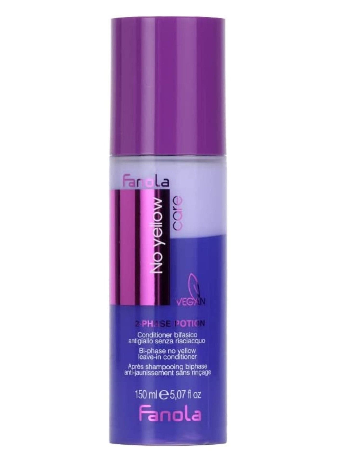 Fanola No Yellow Care 2 Phase Potion Bi Phase Leave in Conditioner