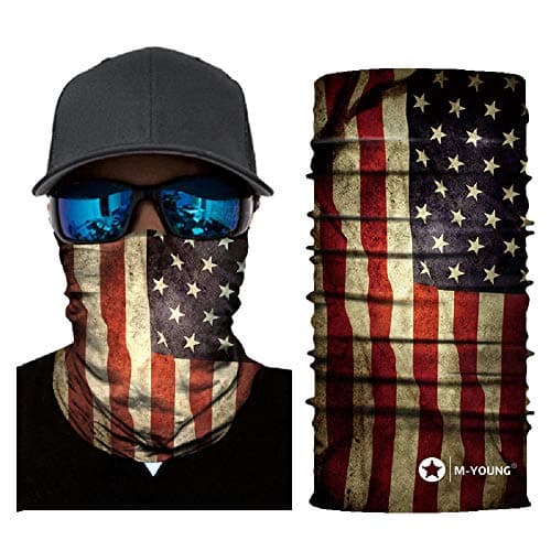 Skull Face Mask Bandanas, Neck Gaiter, Headwear, Magic Scarf, Headband for dust Sun Wind