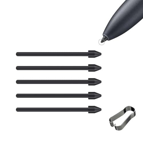 5 Pack Book Pro 360 S Pen Nibs for Samsung Galaxy Book 3/4 Pro 360 Stylus Pen Tips,Galaxy Book 3/4 Pro 360 Pen Tips Replacement Parts for Samsung Galaxy Book Pro 360