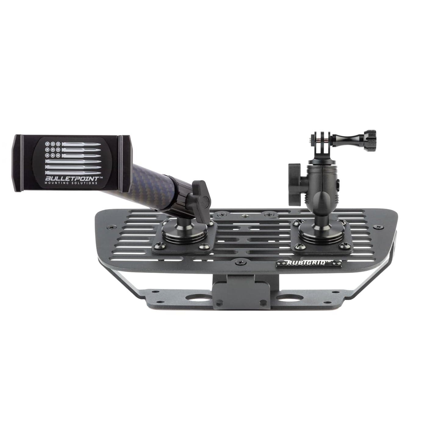 Bulletpoint Dash Cell Phone Holder Compatible with 20112018 Jeep Wrangler JK JKU 20mm Ball Mount RubiGrid MultiDevice