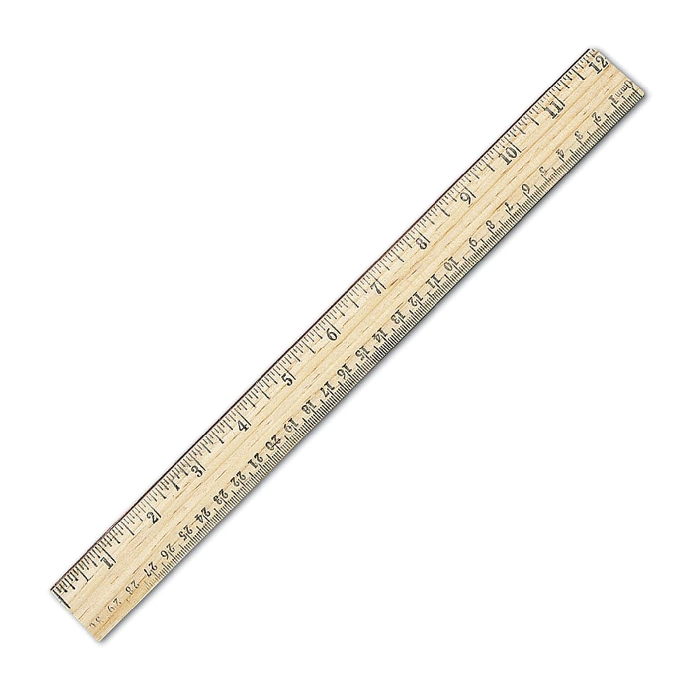 Westcott School Ruler with 16ths and Metric 12Inch 10377