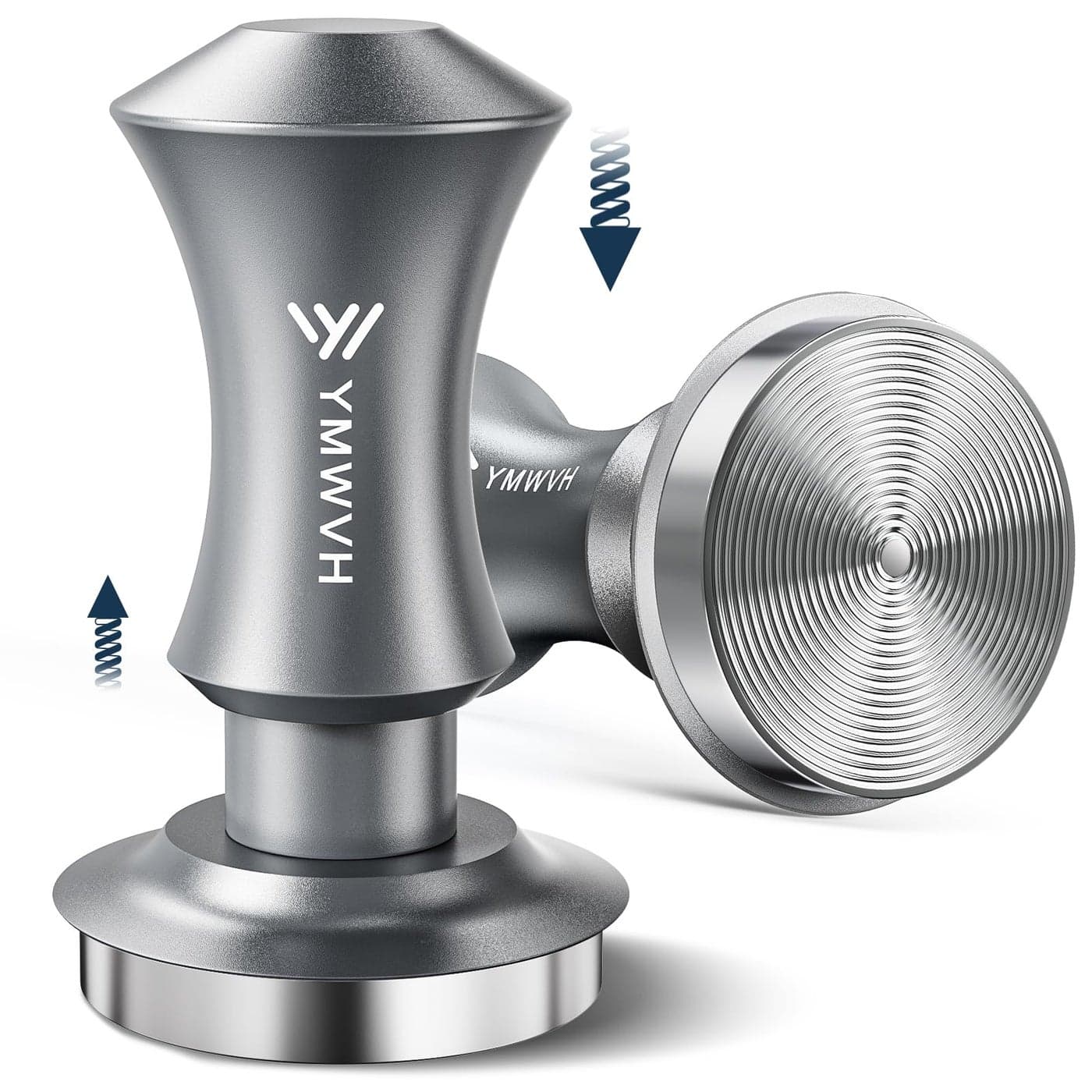 51mm Espresso Tamper Premium Barista Coffee Tamper with 20lb30lbs Replacement Springs 100 Stainless Steel Ripple Base Constant 30lb Compatible with Delonghi Espresso Coffee Machine