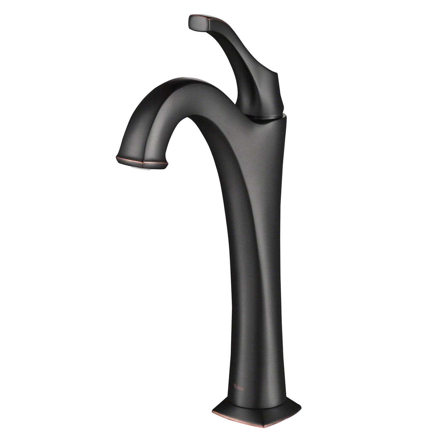 KRAUS KVF1200ORB Arlo Single Handle Vessel Bathroom Faucet with Pop Up Drain Oil Rubbed Bronze