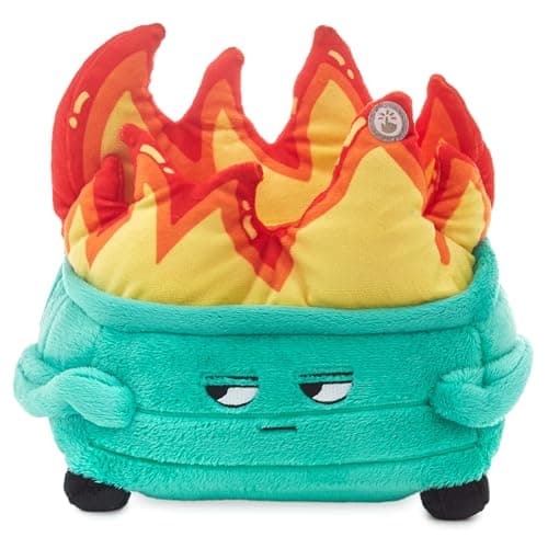 Hallmark Shoebox Dumpster Fire Plush with Sound and Motion I Will Survive Gift for Friends Coworkers Easter Gifts for Kids