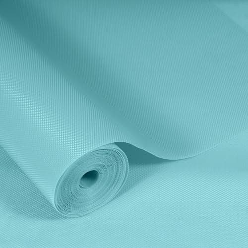 ElastPro (30 cm X 3 m) Light Blue EVA Food Grade Washable Anti Slip Mat/Sheet for Fridge, Shelf Liner, Table, Kitchen Drawer mat (Diamond Texture, Light Blue)