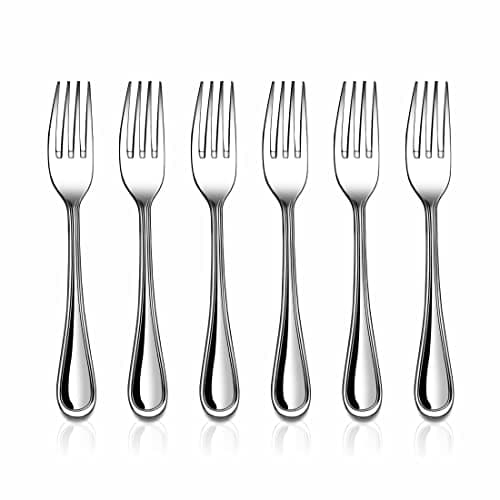 Shri & Sam Stainless Steel Gourmet Baby Fork, 6 Pieces