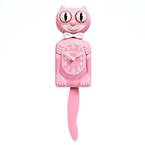 Pink Satin Kitty-Cat Klock