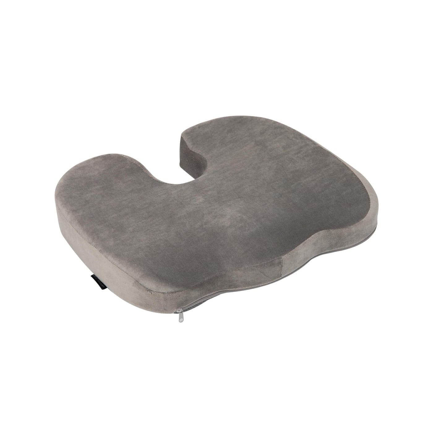 Mind Reader Memory Foam Seat Cushion, Ergonomic Pressure Relief for Office, Car, and More, Relieves Hip, Tailbone, Coccyx & Sciatica Pain, 18" L x 13.5" W x 2.75" H, Gray