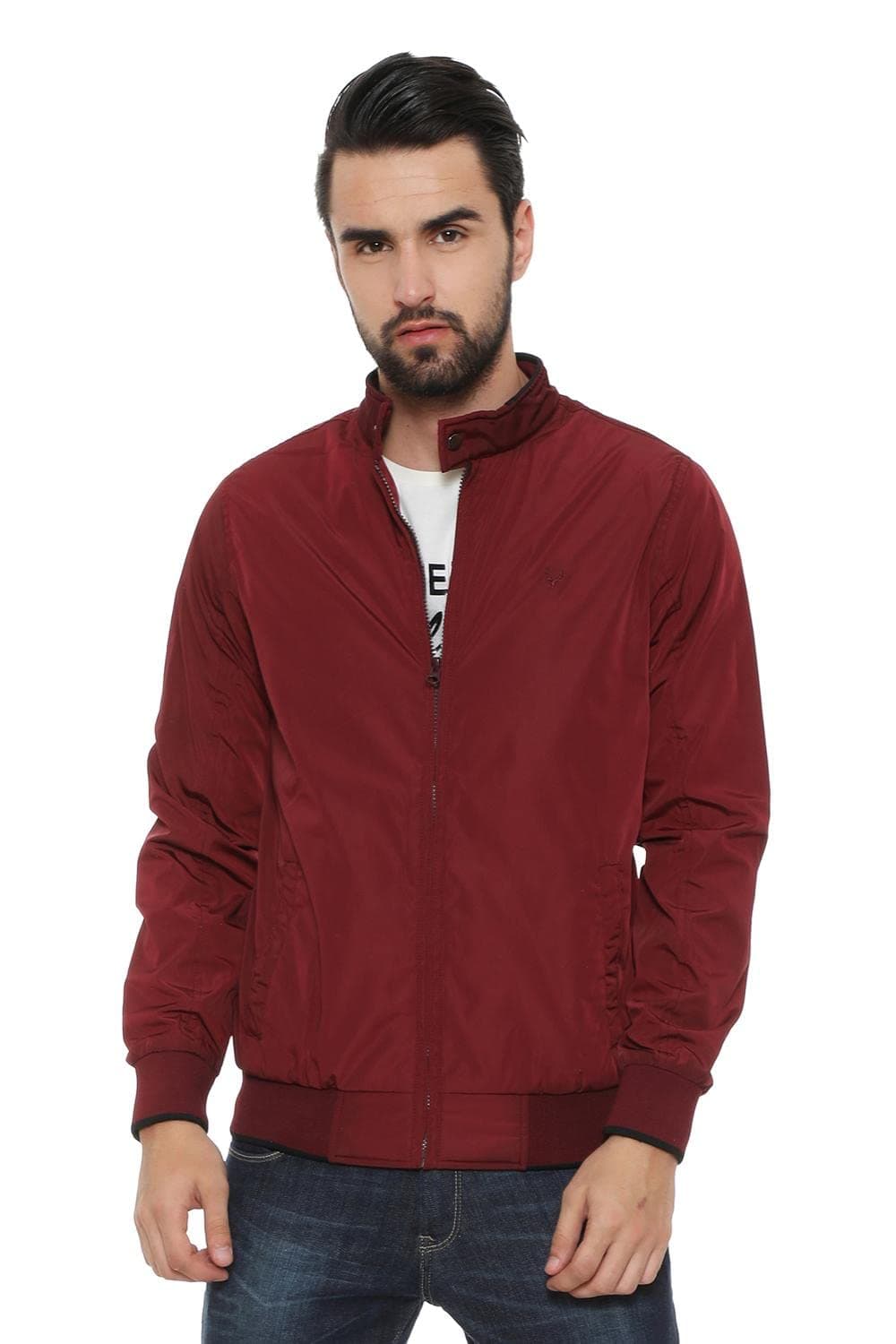 Allen Solly Maroon Jacket
