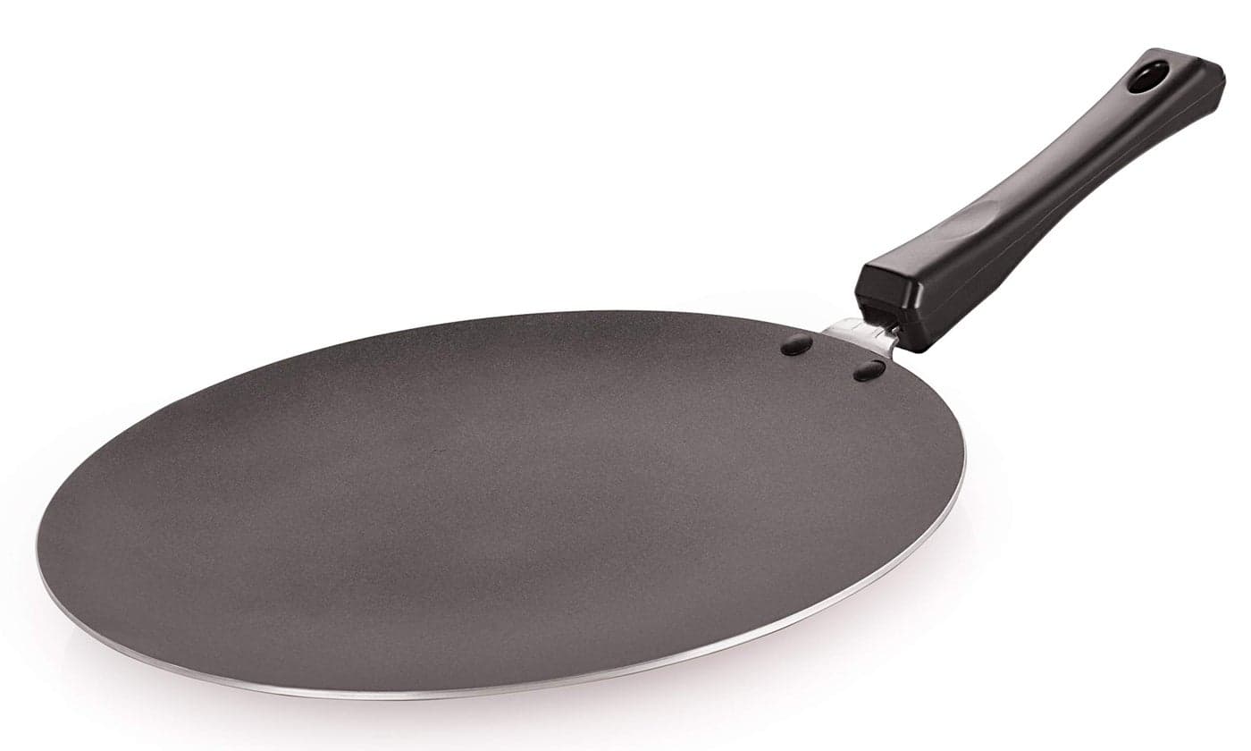 Nirlon Gas Stove Compatible Aluminum Non Stick Concave Roti Tawa 27.5cm(26_ mm_Classic_CT11)