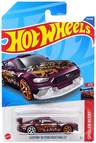 Hot Wheels Custom 18 Ford Mustang GT Spoiler Alert 55