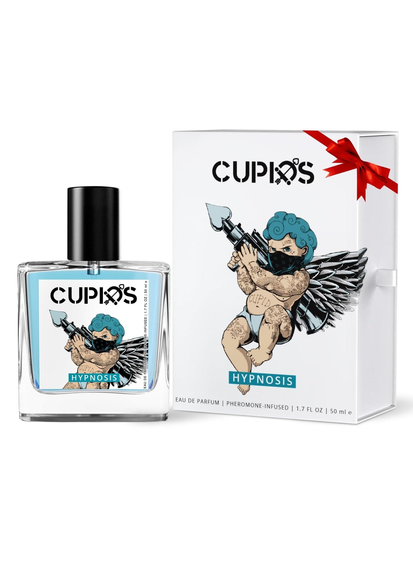 Cupids Original EDP Hypnosis 2.0 Pheromone-Infused Cologne for Men - Pheromone Perfume for Men Fragrance 50ml