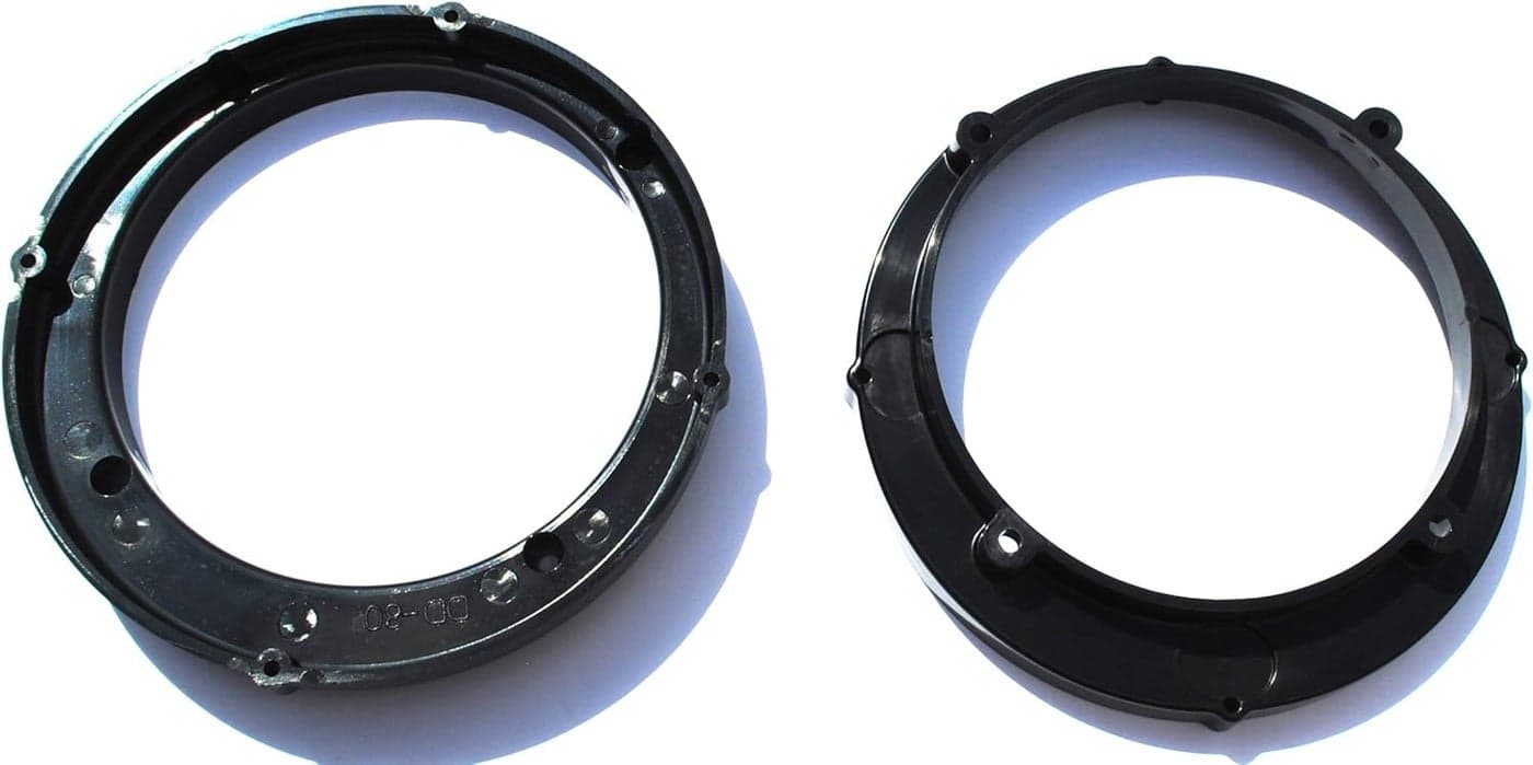 Custom Install Parts 5.25 to 6.5 Motorcycle Speaker Adapter Pair Rings for Victory XC Cross Country (2007-2015)