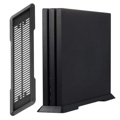 KlsyChry Vertical Stand for PS4 Pro PlayStation 4 Pro with Built-in Cooling Vents and Non-Slip Feet