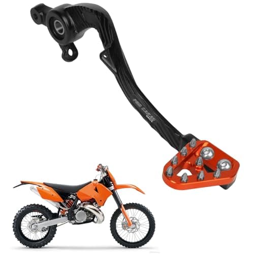 PRO CAKEN CNC Motorcycle Rear Foot Brake Pedal Lever Unfolding 7075 Aluminum Alloy Forged for 250SX 250 300EXC HARDENDURO CKD SIXDAYS TC250 TE250 TX300 Dirt Bike