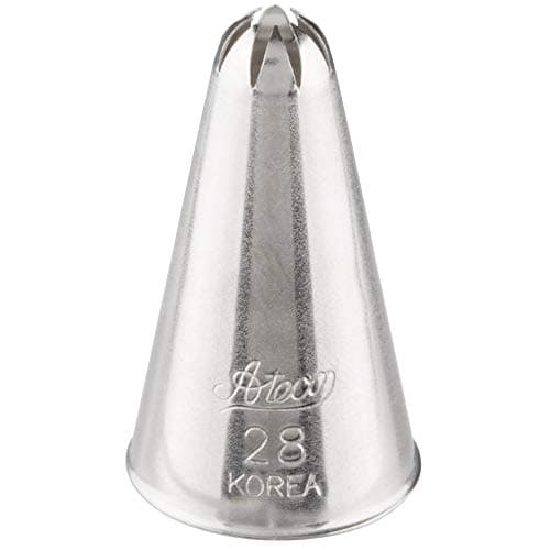 Ateco Decorating Tip 28 Closed Star Icing Tip Stainless Steel Silver