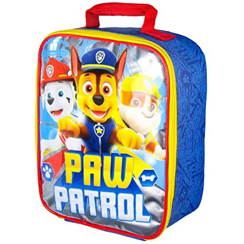 Bioworld Paw Patrol Lunch Box Chase Marshall Rubble Rectangular Lunch Bag Tote 10"