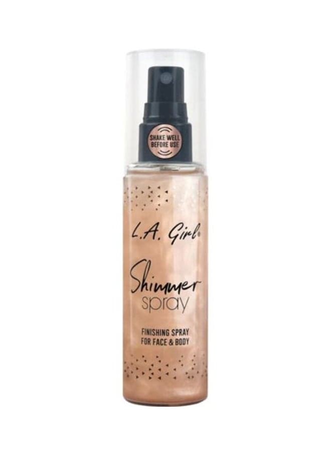 Shimmer Finishing Spray Rose Gold