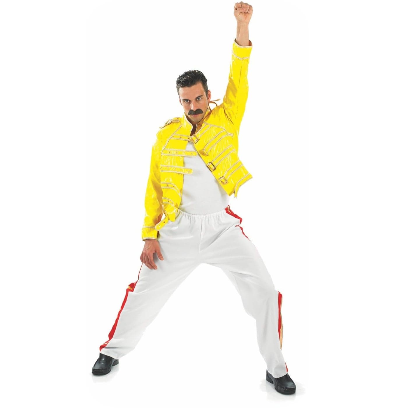 fun shack 80s Rock Costume for Men, Rocker Outfit, 80s Band Attire, Mens Singer Costume, Retro Rocker Look, Medium