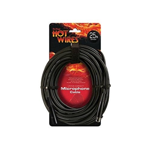 OnStage On-Stage Hot Wires XLR Microphone Cable, 25 Feet