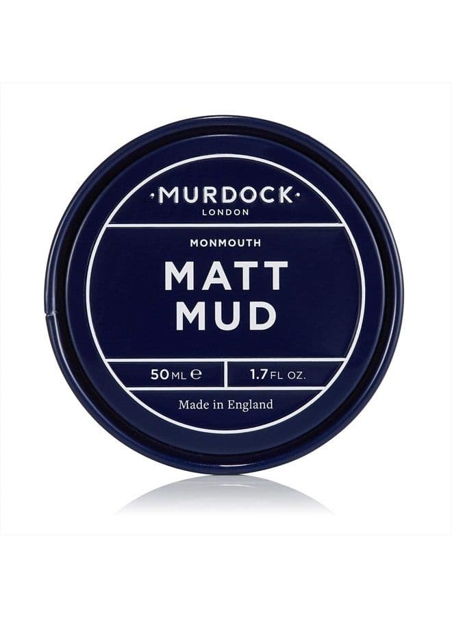 Matt Mud | Non-Shine Shaping Clay | Vegan with Kaolin & Vitamin E | Made in England | 1.7 oz