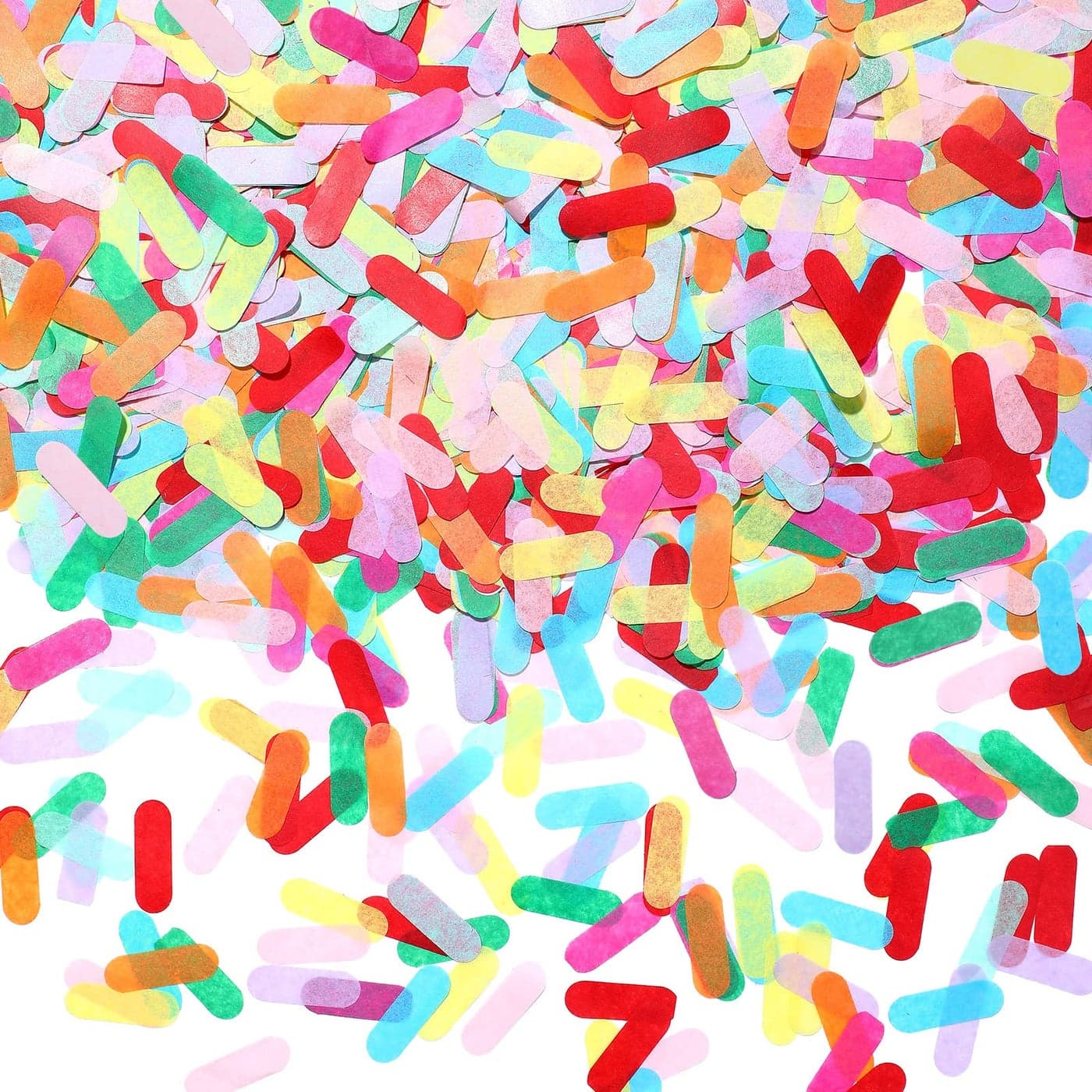 Hungdao 352 Oz 100g Tissue Sprinkle Confetti Dount Table Confetti Supplies Decoration Colorful Rainbow for Baby Shower Birthday Ice Cream Party Wedding Photo Booth Props