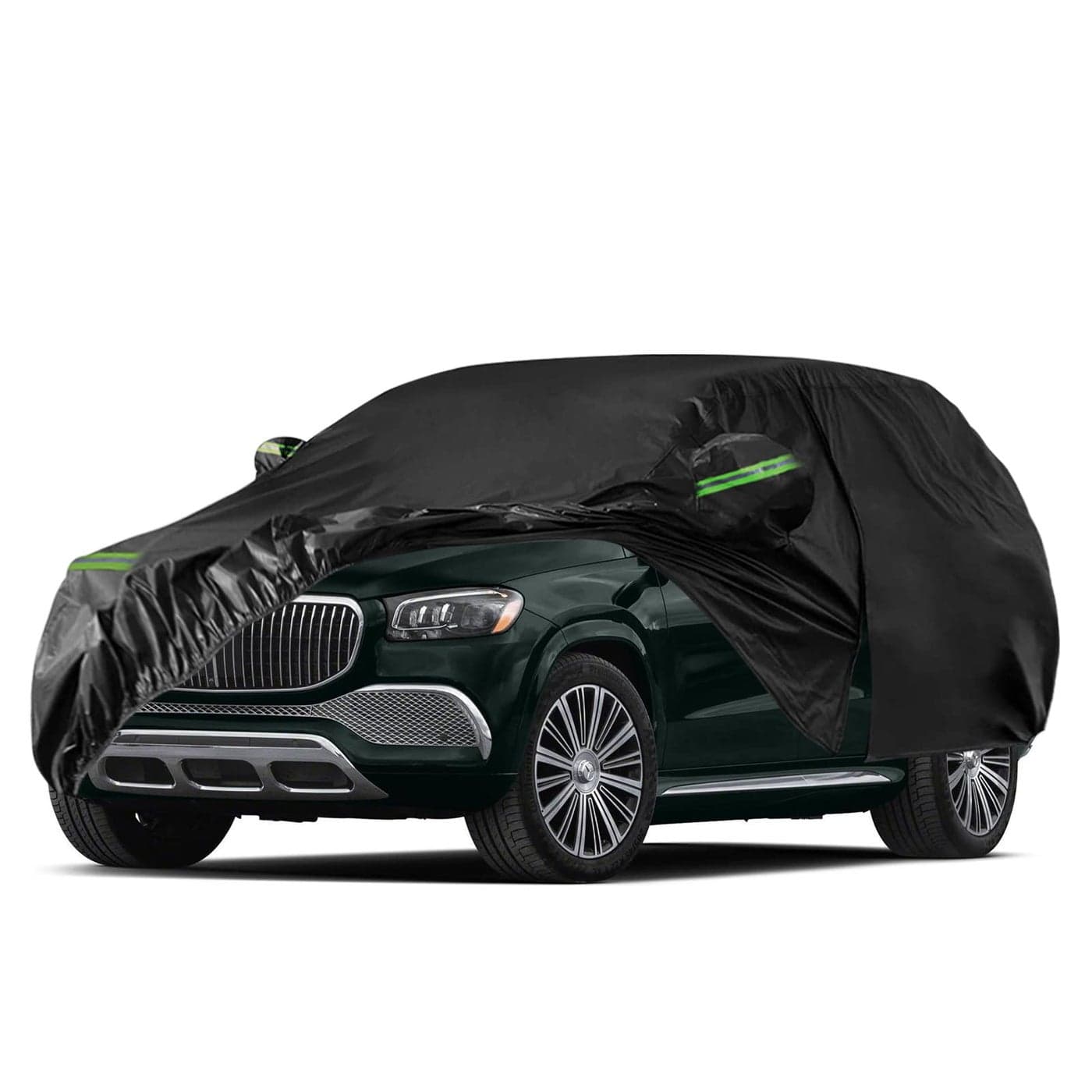 Waterproof Car Covers Replace for 20062025 Mercedes Benz GLGLS Class 450 450d 6 Layers All Weather Car Cover with Zipper Door Windproof Bands for Snow Rain Dust Hail Protection GLS