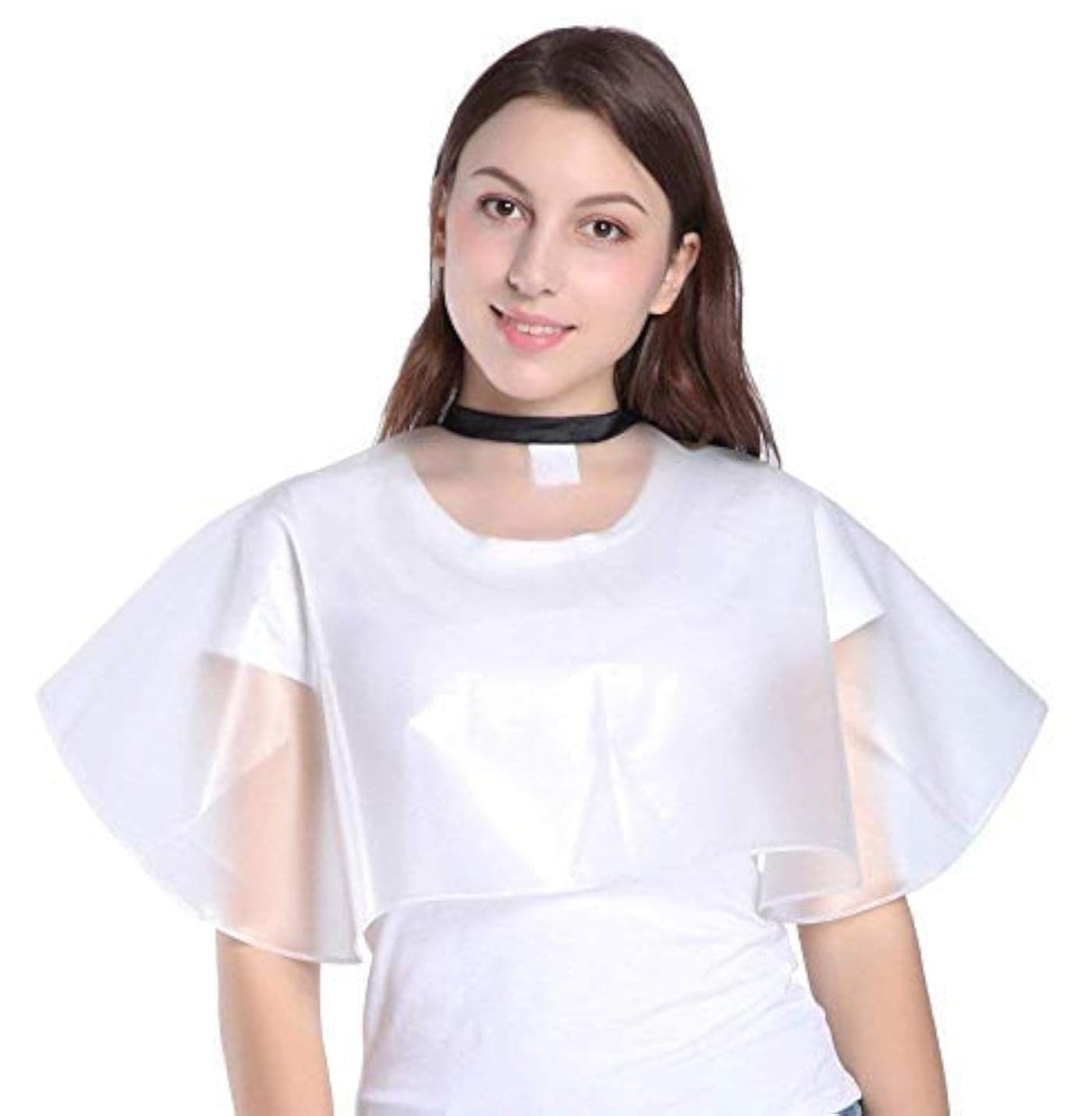 PERFEHAIR Short Salon Hair Shampoo Cape Waterproof Capes for Cutting Styling Coloring Beauty Makeup