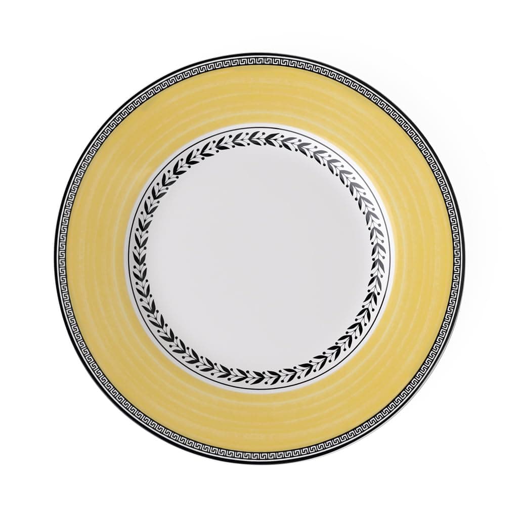 Villeroy Boch Audun Fleur Salad Plate 85 in Premium Porcelain WhiteGrayYellow