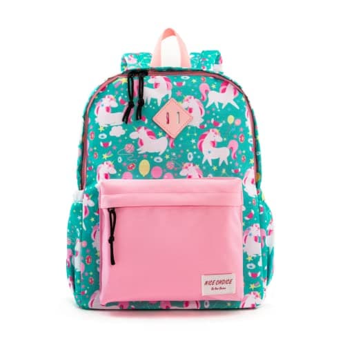 NICE CHOICE Kindergarten Backpack Preschool Little Kid Toddler School Backpacks for Boys and Girls with Chest Strap(16inch, Unicorn)