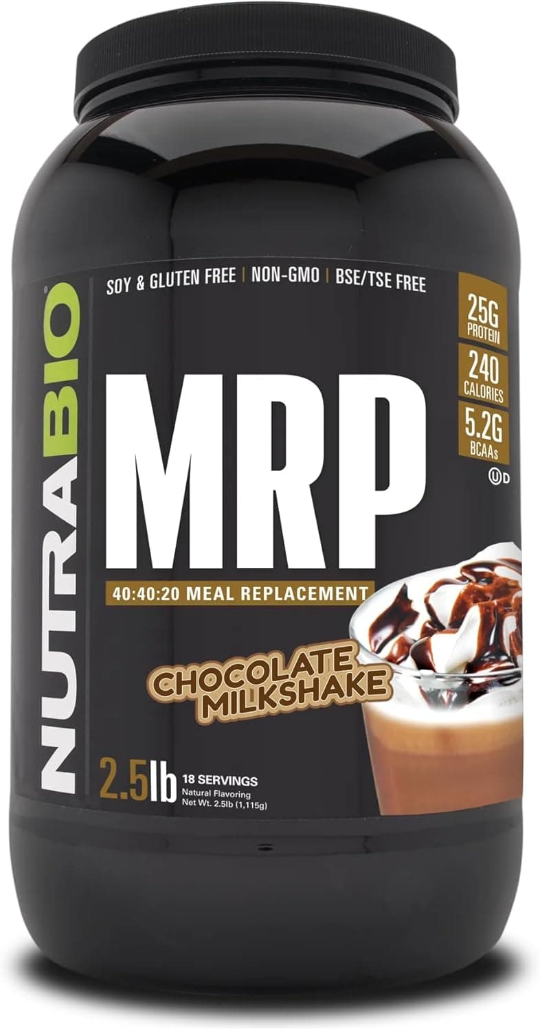 NutraBio MRP Complete Meal Replacement Protein Powder 25lbs Chocolate