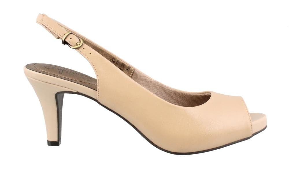 LifeStride Womens Teller Dress Pump Taupe 95 M US