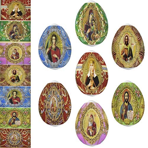 Thermo Heat Shrink Sleeve Decoration Easter Egg Wraps Pysanka Pysanky Faberge