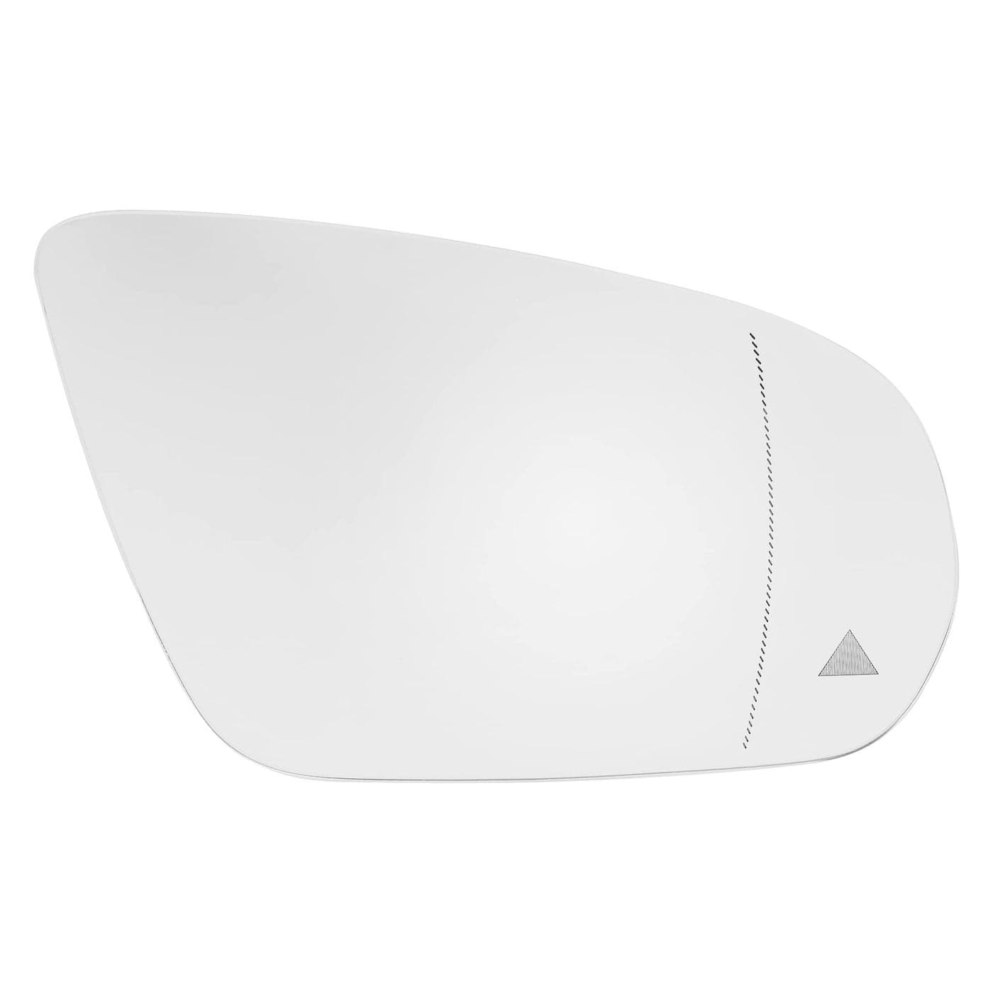 X AUTOHAUX Car Rearview Right Passenger Side Heated Mirror Glass Replacement with Backing Plate for MercedesBenz CCLASS W205 20152019