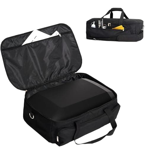 NOELIFE Carry Bag for Ooni Volt 12 Electric Pizza Oven - Portable Carrying Case with PE Foam Lining for Ooni Volt Accessories, Built-in Pockets, Suitable for Indoor & Outdoor Use (Bag Only)