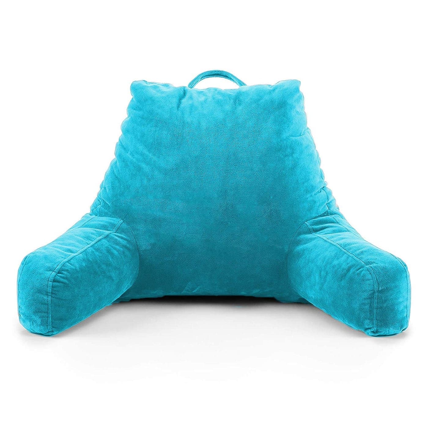 PumPum Back Rest Reading Pillow with Arm Rest Comfortable Support for Reading Watching TV or Relaxing SkyBlue