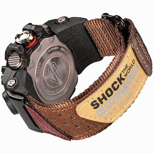 Watch Band Strap for Casio G-shock GWG-1000 GWG1000,Super Rugged Nylon Sports Strap