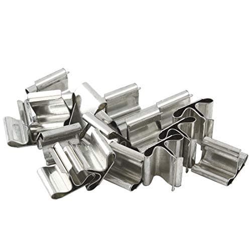 Larcele 200pcs Wood Candle Wicks Base Clips for Candle Making DIY