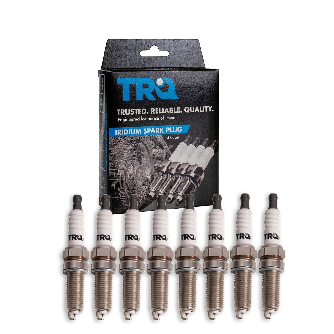 TRQ Spark Plug Set Compatible with 20092013 INFINITI FX50 2009 M45 20112013 M56 20142019 Q70 20152019 Q70L QX56 2014 QX70 QX80 20172019 Nissan Armada 20172021 NV2500 1723 TITAN 1623 TITAN XD