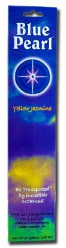 Blue Pearl Contemporary Collection Incense, Yellow Jasmine AKA Parijat, 10 Gram