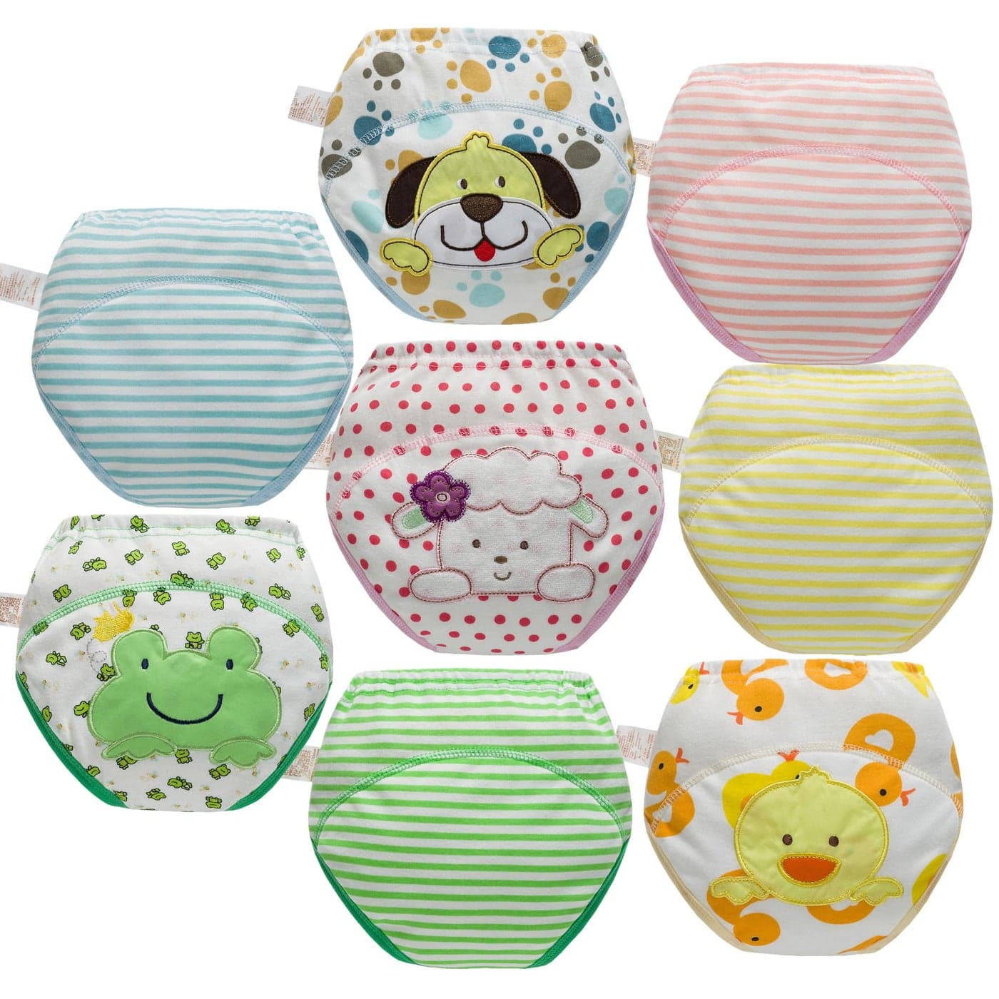 Skhls Baby Toddler Thick Absorbent Potty Training Pants Underwear 8 Pack 2T