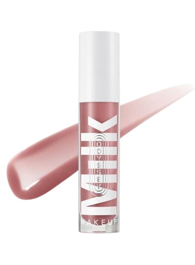 MILK MAKEUP Odyssey Hydrating Non-Sticky Lip Oil Gloss – Wander (Mauve) 6.5 ml – Nourishing, Vegan Lip Gloss Oil