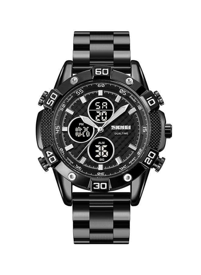 Men's Fashion Sports Quartz Dual Display Digital Waterproof Watch 1838