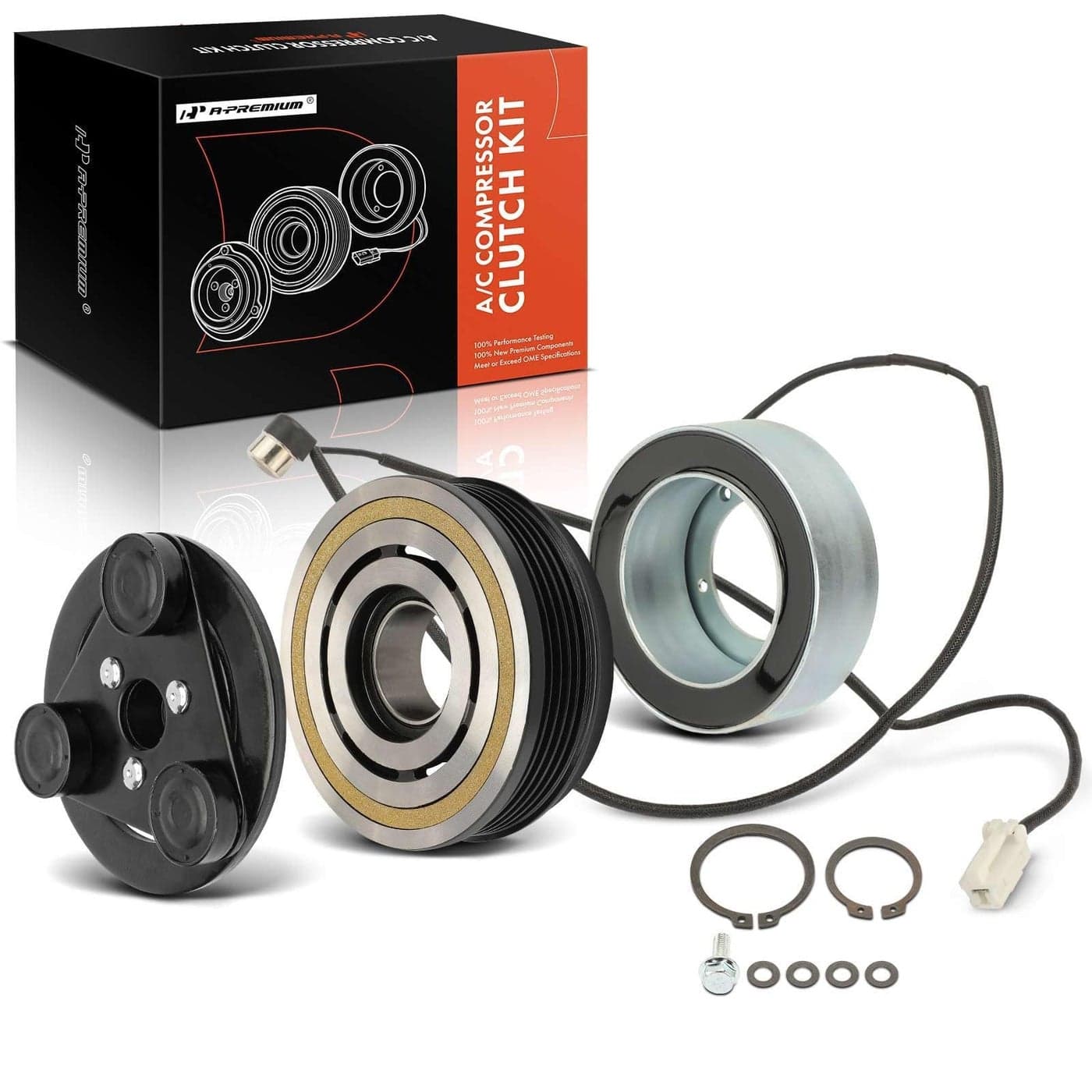 APremium AC Compressor Clutch Kit Fit for Mazda 3 Model 20L 23L 20042009 5 Model 23L 20062010