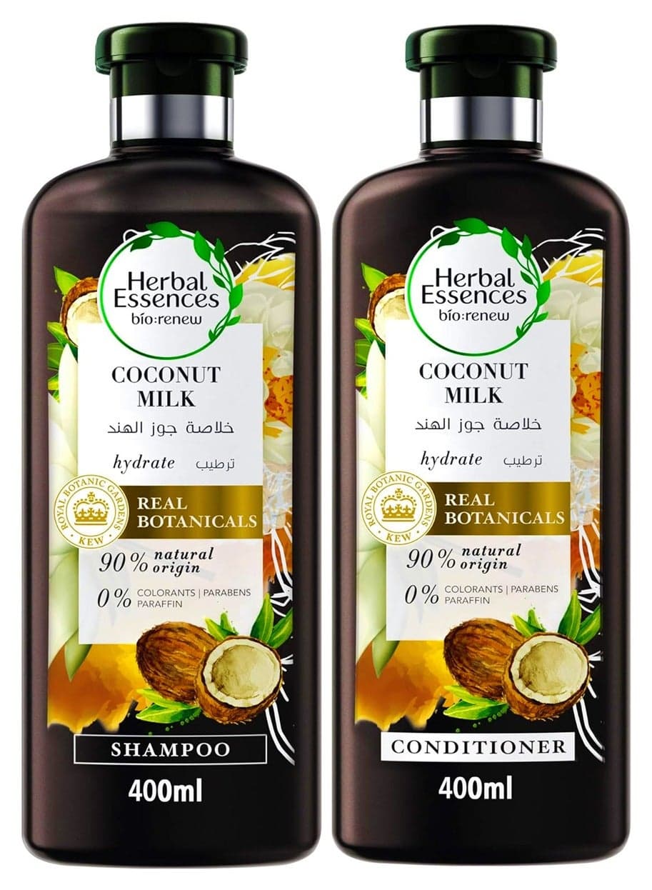 Bio:Renew, Coconut Milk, Shampoo 400ml + Conditioner 400ml