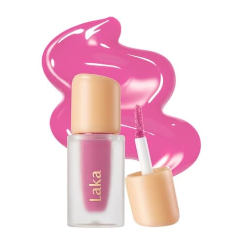 Laka Fruity Glam Lip Tint Mini 19g007oz Glowing Lip Stain with Wide Color Spectrum Hydrating Lightweight Texture LongLasting Bold Stain NonSticky Vegan KBeauty 110 Soda